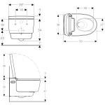 ΛΕΚΑΝΗ ΚΡΕΜΑΣΤΗ AQUACLEAN MERA COMFORT ΜΕ SOFTCLOSE® ΚΑΠΑΚΙ GEBERIT - Image 3