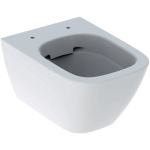 ΛΕΚΑΝΗ ΚΡΕΜΑΣΤΗ SMYLE SQUARE 49cm RIMLESS ΛΕΥΚΗ GEBERIT ΧΩΡΙΣ ΚΑΛΥΜΜΑ - Image 4