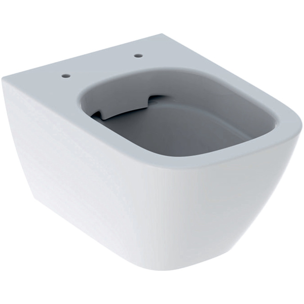 ΛΕΚΑΝΗ ΚΡΕΜΑΣΤΗ SMYLE SQUARE 49cm RIMLESS ΛΕΥΚΗ GEBERIT ΧΩΡΙΣ ΚΑΛΥΜΜΑ - Image 4