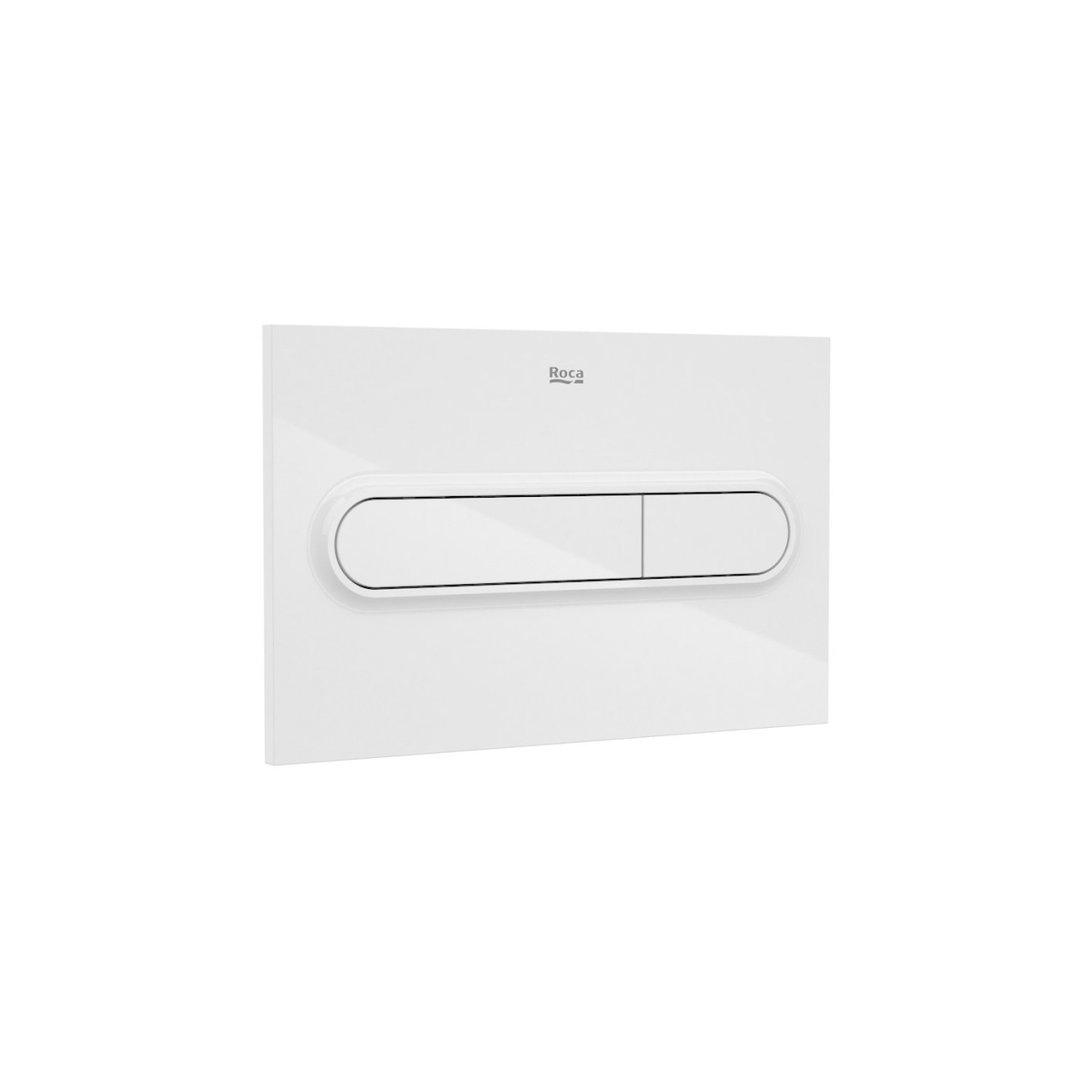 ΠΛΑΚΕΤΑ ROCA PL1 DUAL A890095000 ΓΥΑΛΙΣΤΕΡΗ ΛΕΥΚΗ - Image 2
