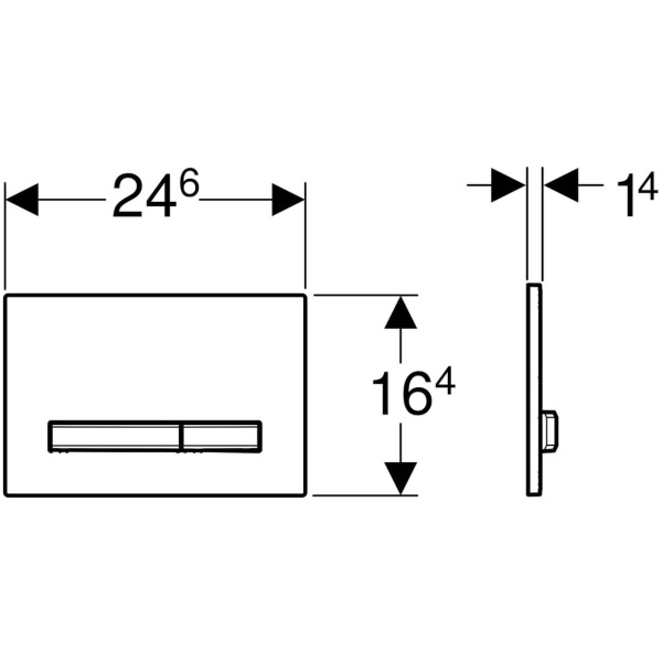 ΠΛΑΚΕΤΑ GEBERIT SIGMA 50 115.788.JM.2 MUSTANG SLATE - ΧΡΩΜΕ - Image 3