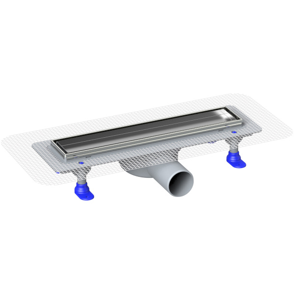 ΚΑΝΑΛΙ ΚΑΙ ΣΧΑΡΑ ΝΤΟΥΖΙΕΡΑΣ ΙΝΟΞ 40cm 4027 PICCADILLY - Image 2