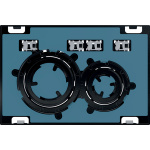 ΠΛΑΚΕΤΑ GEBERIT DUAL FLUSH 115.651.00.1 SIGMA 21 ΓΙΑ ΠΛΑΚΑΚΙ