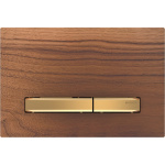 ΠΛΑΚΕΤΑ GEBERIT SIGMA 50 DUAL FLUSH 115.672.JX.2 WALNUT-ΜΠΡΟΝΖΕ