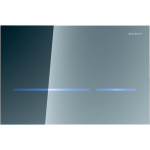 ΠΛΑΚΕΤΑ ΦΩΤΟΚΥΤΤΑΡΟΥ SIGMA 80 DUAL FLUSH GEBERIT 116.090.SM.1 ΓΚΡΙ ΓΥΑΛΙ
