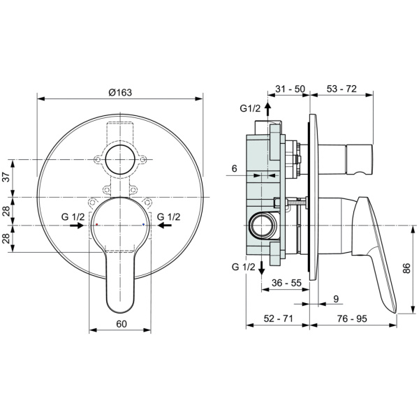 ΑΝΑΜΙΚΤΗΣ ΕΝΤΟΙΧΙΖΟΜΕΝΟΣ II ALPHA KIT ΧΡΩΜΕ IDEAL - Image 3