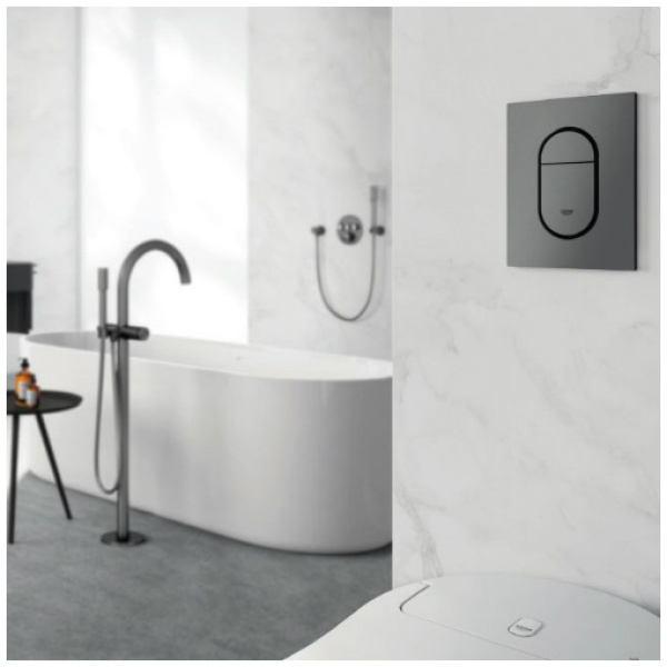 ΠΛΑΚΕΤΑ GROHE 37624 ARENA COSMOPOLITAN S BRUSHED HARD GRAPHITE - Image 4