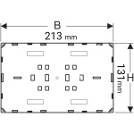 ΒΑΣΗ ΠΛΑΚΕΤΑΣ GEBERIT SIGMA 115.696.00.1 ΤΥΦΛΗ - Image 2