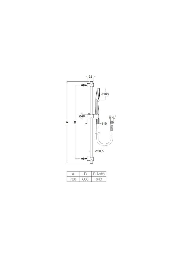 ΣΕΤ ΝΤΟΥΖ STELLA 70cm ΧΡΩΜΕ ROCA - Image 3