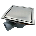 ΣΙΦΩΝΙ ΝΤΟΥΖΙΕΡΑΣ ΕΠΙΓΕΜΙΖOΜΕΝΟ SS 304 INOX 15x15 cm