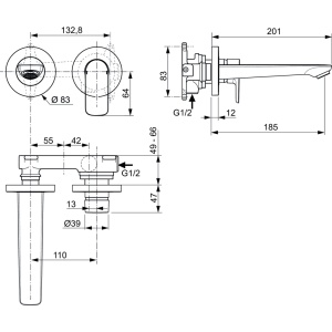 ΜΠΑΤΑΡΙΑ ΝΙΠΤΗΡΟΣ ΕΝΤΟΙΧΙΖΟΜΕΝΗ CONNECT AIR ΧΡΩΜΕ IDEAL - Image 3
