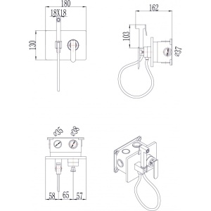 Ορειχάλκινη Μπαταρία για ενσωμάτωση ICF 3315B - Image 3
