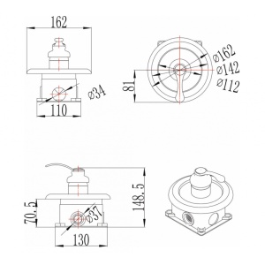 Ορειχάλκινη Μπαταρία για ενσωμάτωση ICF 554015-1 - Image 3