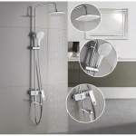 Τηλεσκοπικό σύστημα ντους KALIA 6017 W