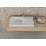 Επιτοίχιος Νιπτήρας ICB 9047 iStone Solid Surface