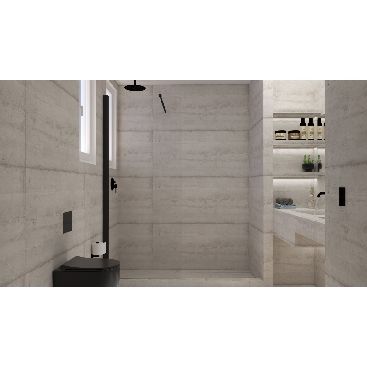 ΛΕΚΑΝΗ ΚΡΕΜΑΣΤΗ TESI II HF AQUABLADE SILK BLACK IDEAL - Image 4