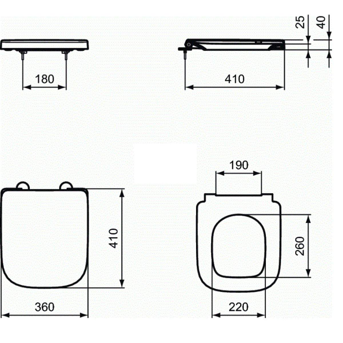 ΚΑΠΑΚΙ ΛΕΚΑΝΗΣ ILIFE S ΛΕΥΚΟ SOFT CLOSE IDEAL 41x36 (18) - Image 3