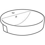 ΝΙΠΤΗΡΑΣ VARIFORM Φ50cm ΣΤΡΟΓΓΥΛΟΣ ΜΕ ΟΠΗ ΚΑΙ ΥΠΕΡΧΕΙΛΙΣΗ ΛΕΥΚΟΣ ΕΛΕΥΘΕΡΗΣ ΤΟΠΟΘΕΤΗΣΗΣ GEBERIT - Image 3