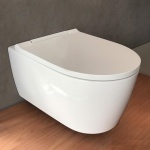 ΛΕΚΑΝΗ ΚΡΕΜΑΣΤΗ ONE RIMLESS ΜΕ ΚΑΠΑΚΙ SOFT CLOSE ΛΕΥΚΗ GEBERIT - Image 4