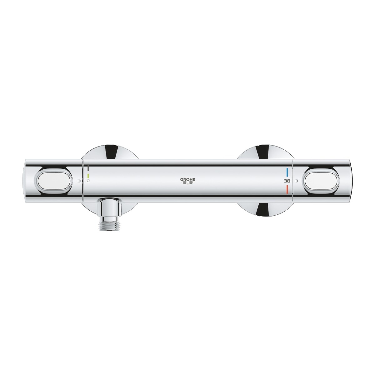 ΜΠΑΤΑΡΙΑ ΝΤΟΥΖΙΕΡΑΣ GROHTHERM 500 34793000 ΜΟΝΟ ΣΩΜΑ ΘΕΡΜΟΣΤΑΤΙΚΗ ΧΡΩΜΕ GROHE - Image 5