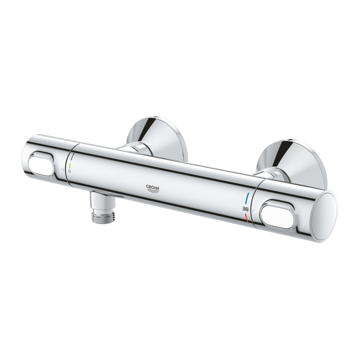 ΜΠΑΤΑΡΙΑ ΝΤΟΥΖΙΕΡΑΣ GROHTHERM 500 34793000 ΜΟΝΟ ΣΩΜΑ ΘΕΡΜΟΣΤΑΤΙΚΗ ΧΡΩΜΕ GROHE - Image 4
