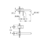 ΜΠΑΤΑΡΙΑ ΝΙΠΤΗΡΟΣ ΕΝΤΟΙΧΙΖΟΜΕΝΗ ESSENCE 29192DL1 BRUSHED WARM SUNSET GROHE - Image 2