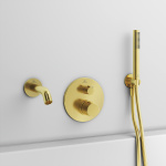 ΠΑΡΟΧΗ ΥΔΡΟΛΗΨΙΑΣ IDEALRAIN ΜΕ ΣΤΗΡΙΓΜΑ ΣΤΡΟΓΓΥΛΗ GOLD IDEAL