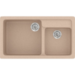 ΝΕΡΟΧΥΤΗΣ ΣΥΝΘΕΤΙΚΟΣ 90x51cm CLASSIC 317 GRANITE SAND SANITEC