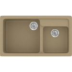 ΝΕΡΟΧΥΤΗΣ ΣΥΝΘΕΤΙΚΟΣ 90x51cm SANITEC 317 METALLIC CREAM