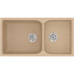 ΝΕΡΟΧΥΤΗΣ ΣΥΝΘΕΤΙΚΟΣ 92x51cm CLASSIC 307 GRANITE BEIGE SANITEC