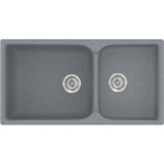 ΝΕΡΟΧΥΤΗΣ ΣΥΝΘΕΤΙΚΟΣ 92x51cm CLASSIC 307 METALLIC SILVER SANITEC