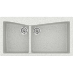 ΝΕΡΟΧΥΤΗΣ ΣΥΝΘΕΤΙΚΟΣ 93x51cm SANITEC 326 GRANITE WHITE