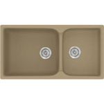 ΝΕΡΟΧΥΤΗΣ ΣΥΝΘΕΤΙΚΟΣ 92x51cm CLASSIC 307 METALLIC CREAM SANITEC
