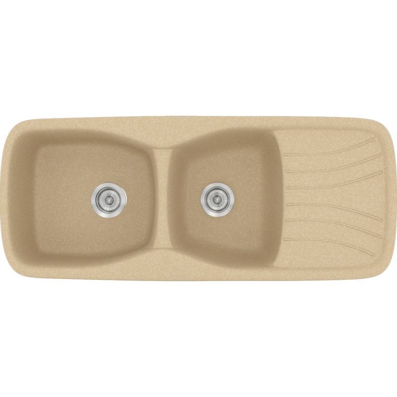 1607030144_2023 ΝΕΡΟΧΥΤΗΣ ΣΥΝΘΕΤΙΚΟΣ 120x51cm CLASSIC 311 GRANITE CAPPUCCINO SANITEC - Image 1