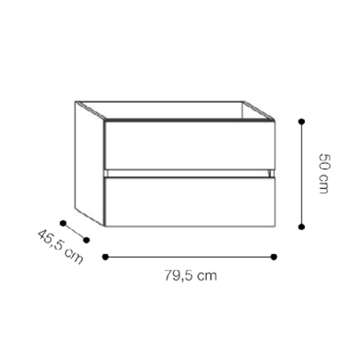 ΒΑΣΗ ΕΠΙΠΛΟΥ 80cm ΚΟΡΑ ΚΡΕΜΑΣΤΗ ΧΡΩΜΑ ΚΑΦΕ - Image 4