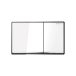ΠΛΑΚΕΤΑ GEBERIT OMEGA 60 115.081.SI.1 ΛΕΥΚΟ ΓΥΑΛΙ - Image 4