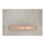 ΠΛΑΚΕΤΑ GEBERIT SIGMA 50 15.670.JV.2 CONCRETE LOOK - ΚΟΚΚΙΝΟ ΧΡΥΣΟ