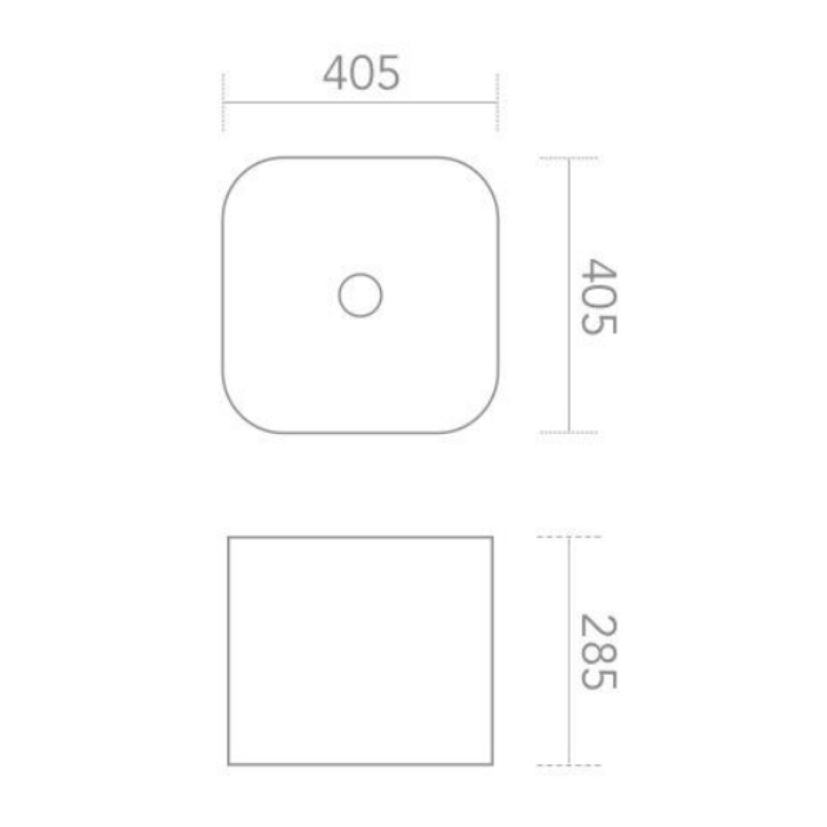 ΝΙΠΤΗΡΑΣ 2693MB 40,5x40,5cm ΜΑΥΡΟΣ ΜΑΤ ΕΛΕΥΘΕΡΗΣ ΤΟΠΟΘΕΤΗΣΗΣ PICCADILLY - Image 2