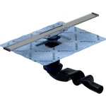 ΣΕΤ ΣΙΦΩΝΙ ΚΑΙ ΚΑΝΑΛΙ ΔΑΠΕΔΟΥ CLEANLINE20 30cm-60cm BRUSHED STAINLESS STEEL GEBERIT