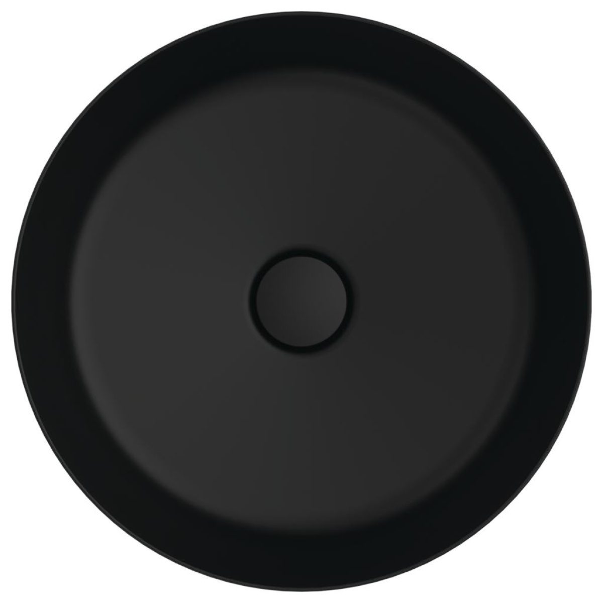 ΝΙΠΤΗΡΑΣ IPALYSS Φ40cm ΣΤΡΟΓΓΥΛΟΣ ΧΩΡΙΣ ΟΠΗ ΚΑΙ ΥΠΕΡΧΕΙΛΙΣΗ ΕΛΕΥΘΕΡΗΣ ΤΟΠΟΘΕΤΗΣΗΣ SILK BLACK ΜΑΥΡΟ ΜΑΤ IDEAL - Image 4