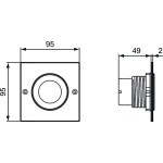 ΠΛΑΚΕΤΑ SEPTA P3 R0135MY ΧΡΩΜΕ IDEAL - Image 2