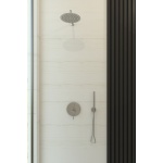 ΒΡΑΧΙΟΝΑΣ ΟΡΟΦΗΣ ΣΤΡΟΓΓΥΛΟΣ 20cm BD6047 NICKEL BRUSHED PICCADILLY - Image 3