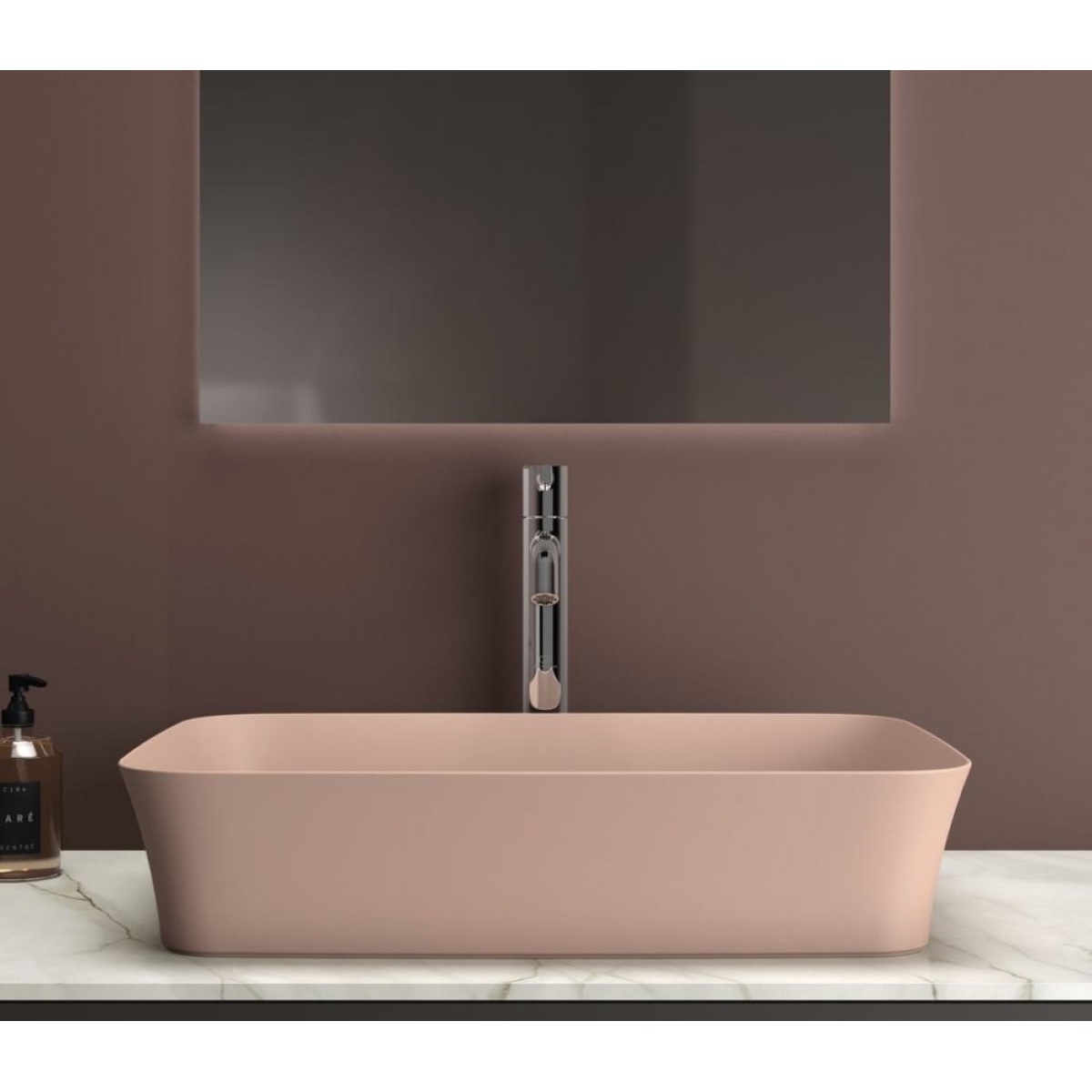 ΝΙΠΤΗΡΑΣ IPALYSS 55x38cm ΟΡΘΟΓΩΝΙΟΣ ΧΩΡΙΣ ΟΠΗ ΚΑΙ ΥΠΕΡΧΕΙΛΙΣΗ ΕΛΕΥΘΕΡΗΣ ΤΟΠΟΘΕΤΗΣΗΣ NUDE IDEAL - Image 4