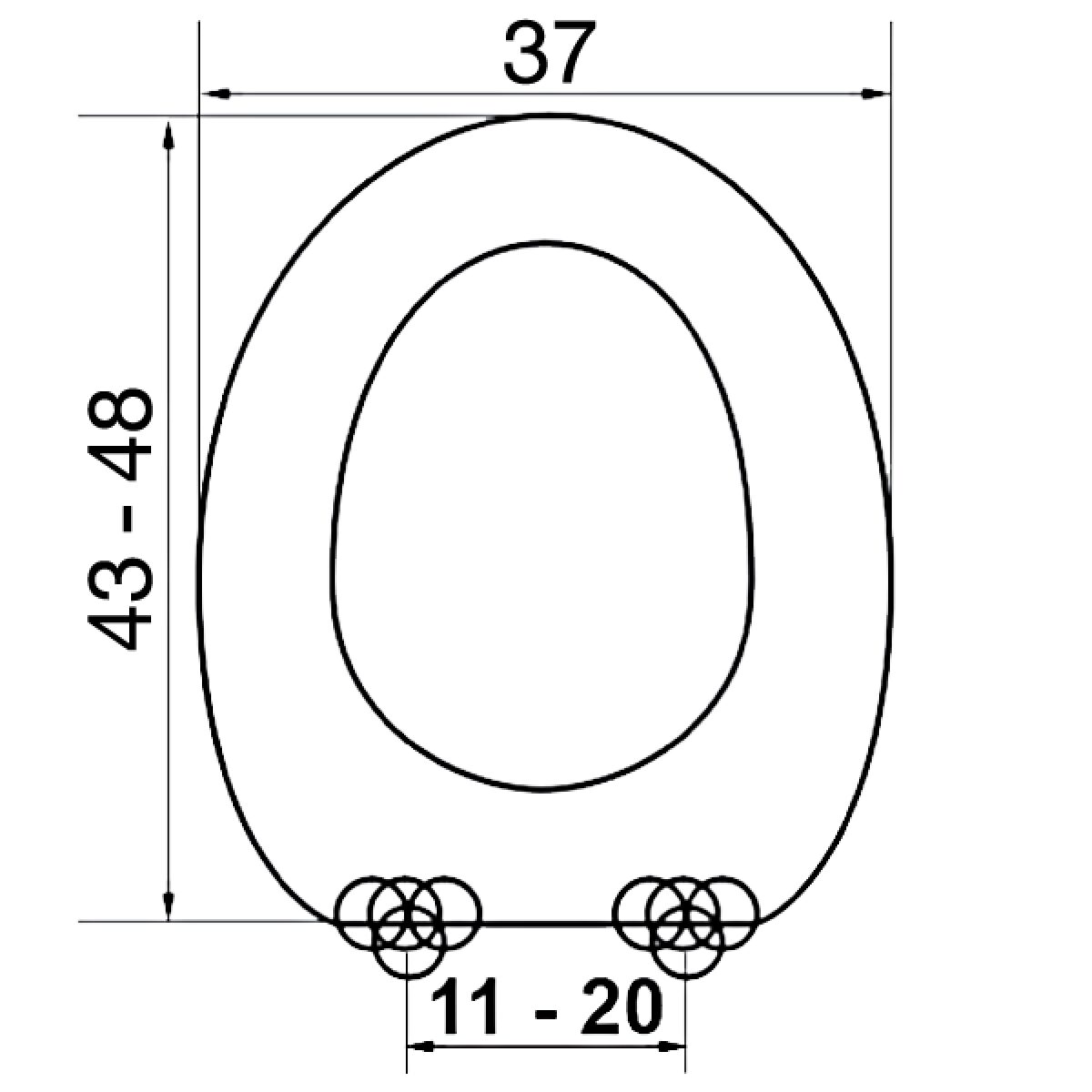 ΚΑΛΥΜΜΑ W.C. ΡΟΥΣΤΙΚ ΚΑΡΥ∆Ι (NOCE) 43-48x37 (11-20) - Image 4