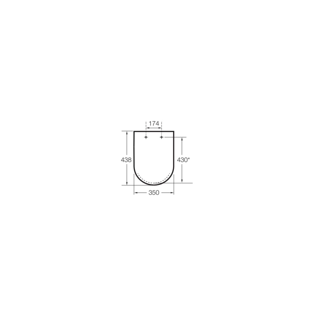 ROUND - Κάθισμα και κάλυμμα λεκάνης soft-close SLIM - Image 2