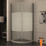 ΚΑΜΠΙΝΑ ΗΜΙΚΥΚΛΙΚΗ ΣΕΡΙΓΡΑΦΑΤΟ ΚΡΥΣΤΑΛΛΟ ICS 109/31 90x90x200