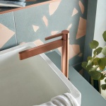 ΜΠΑΤΑΡΙΑ ΝΙΠΤΗΡΟΣ EDIT BRUSHED BRONZE PVD ΨΗΛΗ VADO