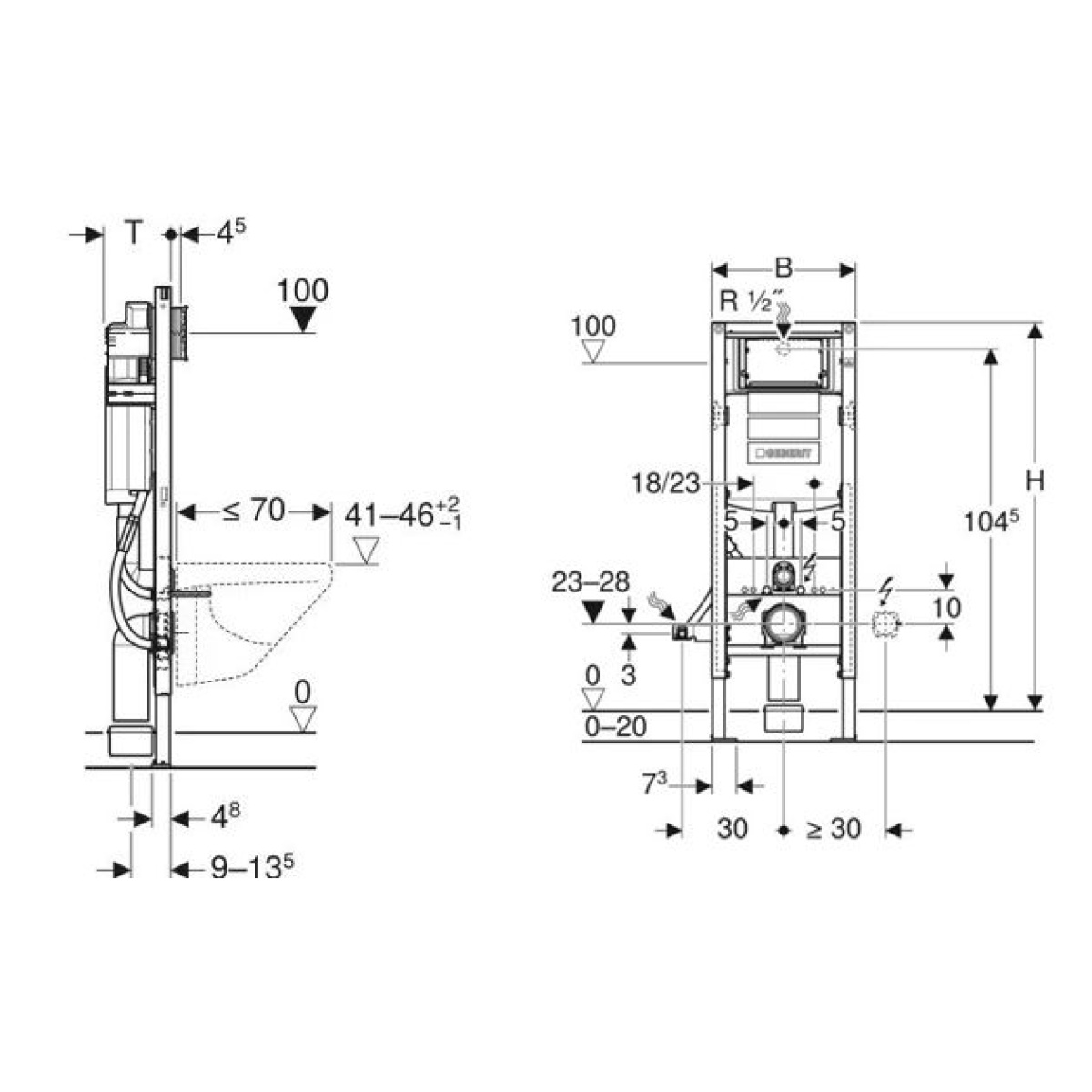 ΚΑΖΑΝΑΚΙ GEBERIT 111.350.00.5 SIGMA DUOFIX 12cm - Image 2