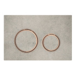 ΠΛΑΚΕΤΑ GEBERIT SIGMA 21 115.650.JV.1 CONCRETE LOOK / RED GOLD