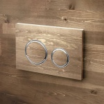 ΠΛΑΚΕΤΑ GEBERIT SIGMA 21 115.884.JX.1 BLACK WALNUT / ΧΡΩΜΕ
